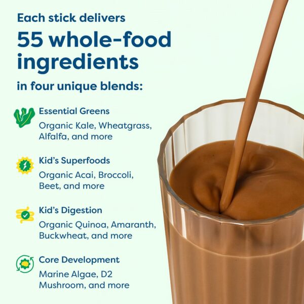 Muestra de sobre de Greens Sticks