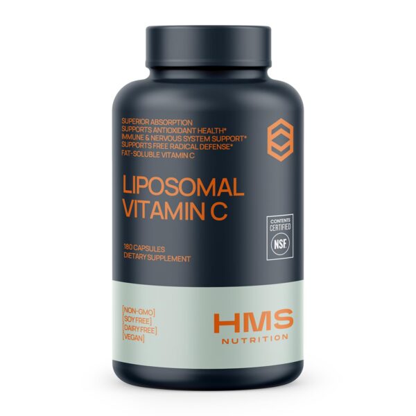 Version 1.0.0 Botella HMS Nutrition vitamina c liposomal 1600mg 180 cápsulas