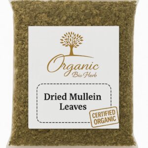 Hojas secas orgánicas de gordolobo para té 170 gramos