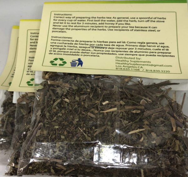 Hojas secas Verberna verbena azul para té