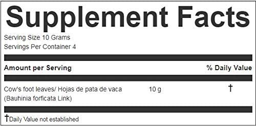 Hojas sueltas té Pata de Vaca Bauhinia para preparar infusión