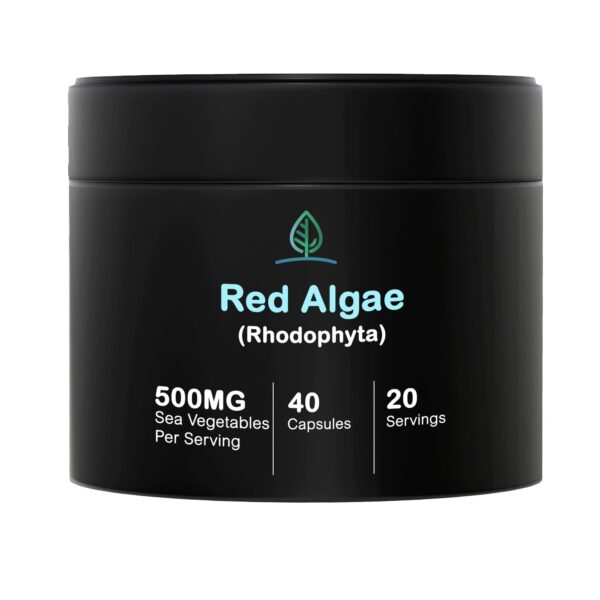 Cápsulas Holistic Bin algas rojas frente