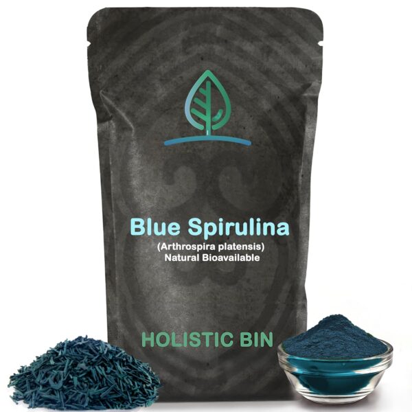 Polvo de espirulina azul HOLISTIC BIN orgánico 50 gramos