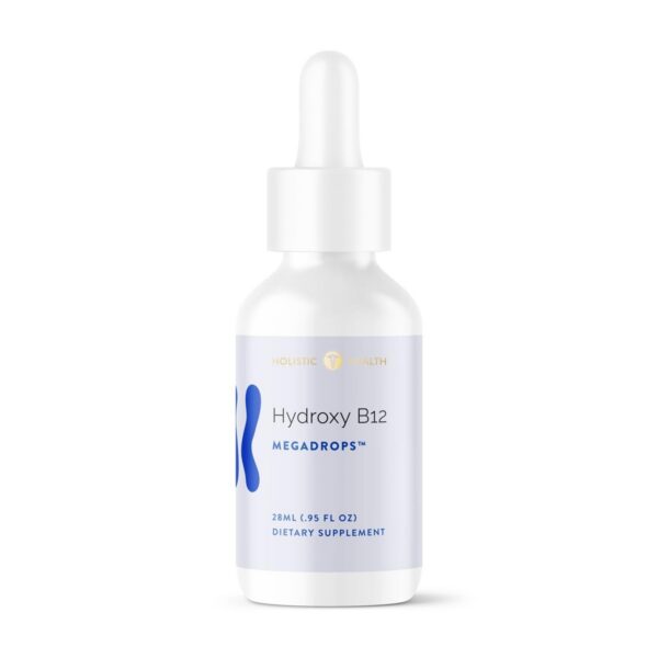 Frasco de Holistic Health Hydroxy B12 MegaDrops