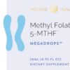 Frasco lateral Holistic Health Methyl Folate Mega Drops
