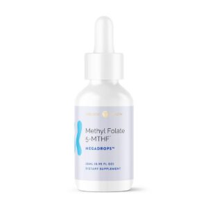 Frasco frontal Holistic Health Methyl Folate Mega Drops