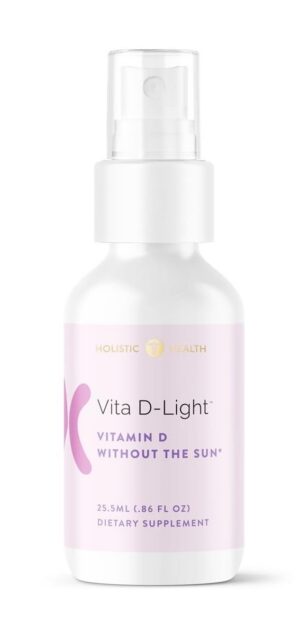 Version 1.0.0 Frente del spray Holistic Health Vita D-Light