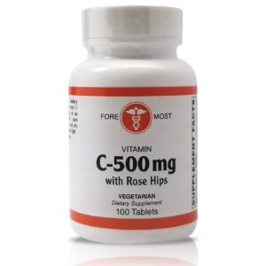 Version 1.0.0 Holistic Health Vitamin C-500 Rose HIPS frasco