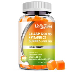Version 1.0.0 HOLLEGEND calcio 1200 mg gomitas etiqueta frontal