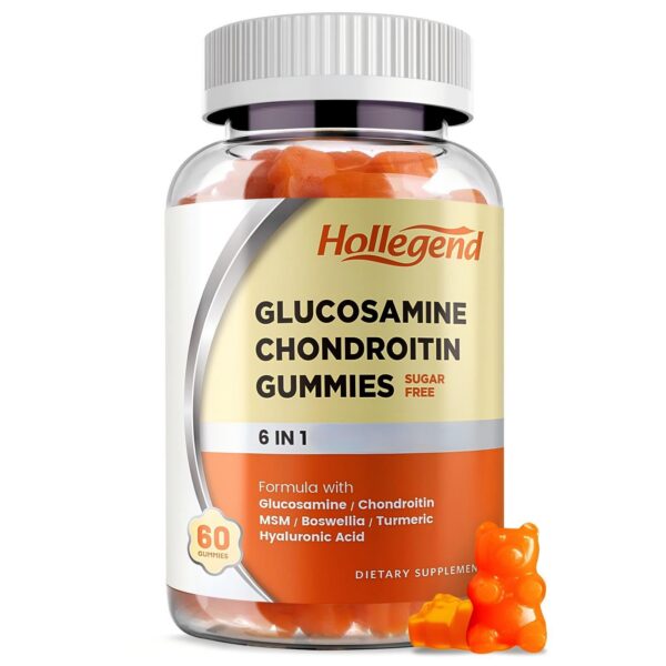 Version 1.0.0 Gomitas HOLLEGEND Glucosamina Condroitina frente