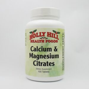 Holly Hill Citratos calcio magnesio frente de envase