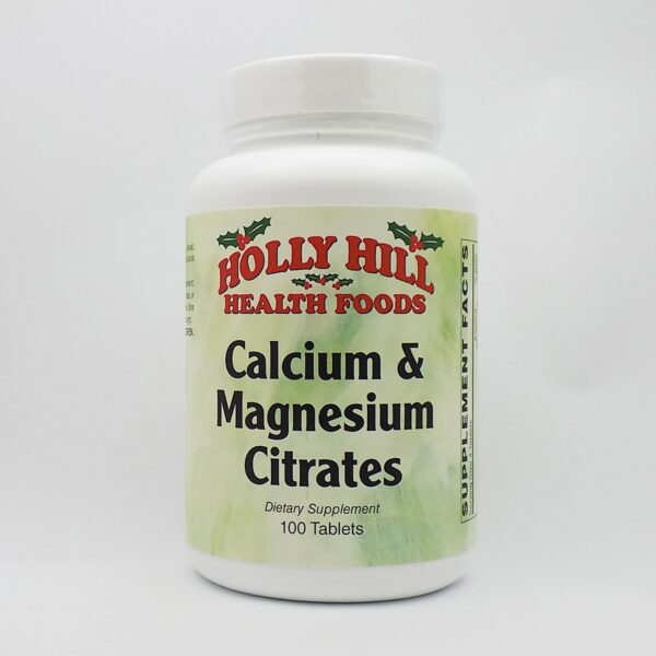 Version 1.0.0 Holly Hill Citratos calcio magnesio frente de envase