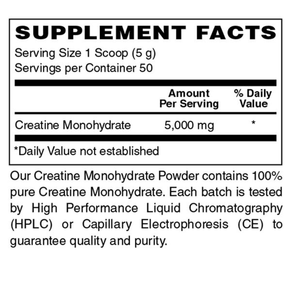 Version 1.0.0 Detalle de ingredientes Holly Hill Creatina