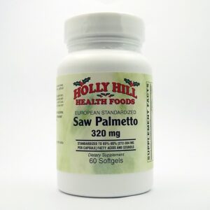 Holly Hill Saw Palmetto Europeo 320 mg 60 cápsulas blandas