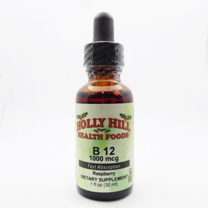 Holly Hill suplemento vitamina b12 absorción rápida sabor frambuesa
