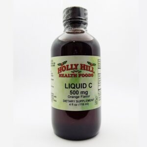 Version 1.0.0 Holly Hill vitamina c líquida 500mg 4 onzas antioxidante