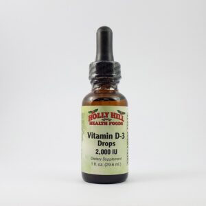 Holly Hill vitamina D3 líquida 2000 UI botella 1 onza