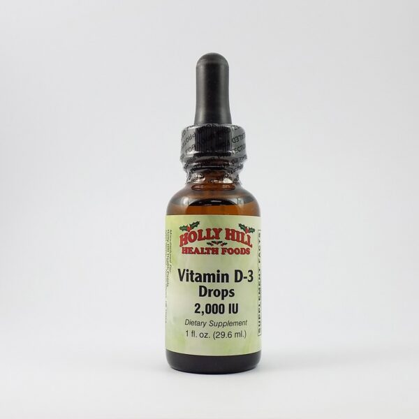 Holly Hill vitamina D3 líquida 2000 UI botella 1 onza