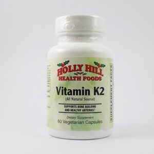 Paquete de Holly Hill Vitamina K2 60 cápsulas vegetarianas