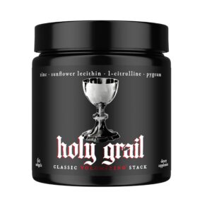 Frente del envase Holy Grail pack