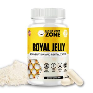 Frente de la caja HONEYBEEZONE Jalea Real 500 mg