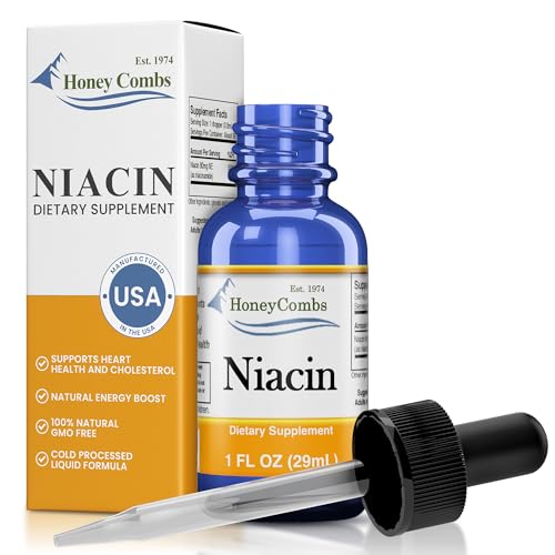 HoneyCombs gotas vitamina b3 niacina 80 mg frasco