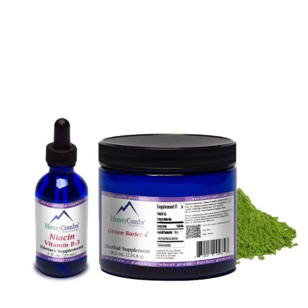 Gotas HoneyCombs Niacina B3 etiqueta frontal