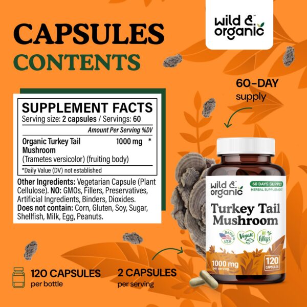 Version 1.0.0 Hongo Cola de Pavo para soporte inmunológico