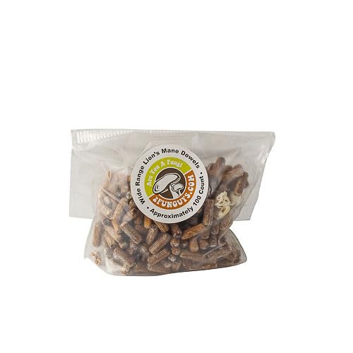 Hongo Melena de León en tronco de roble para cultivo