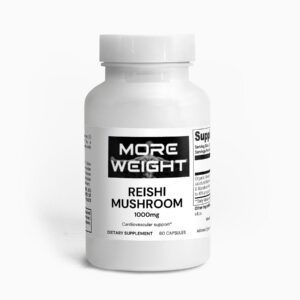 Paquete de cápsulas veganas de hongo reishi orgánico