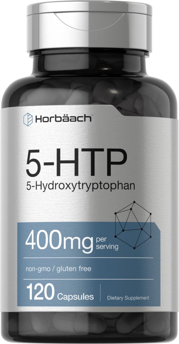 Version 1.0.0 Frente de Horbaach 5HTP 400 mg Cápsulas