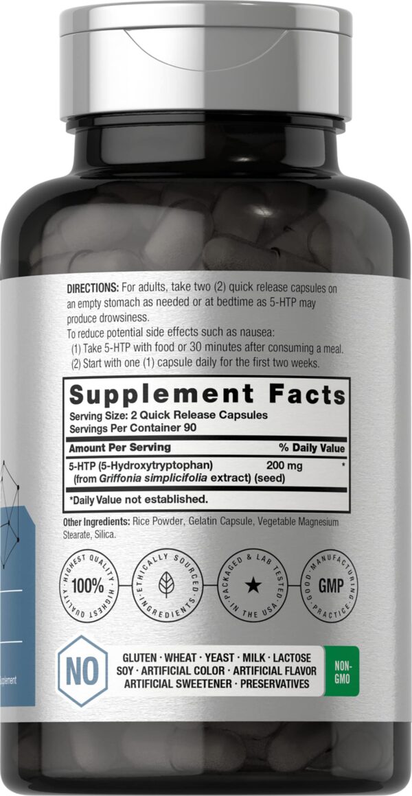 Version 1.0.0 Detalle de cápsulas 5HTP Horbäach 200mg