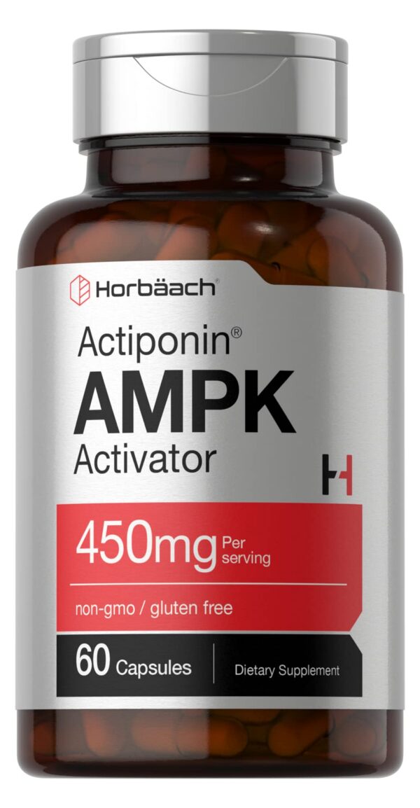 Version 1.0.0 Botella Horbäach AMPK activador metabólico 60 cápsulas
