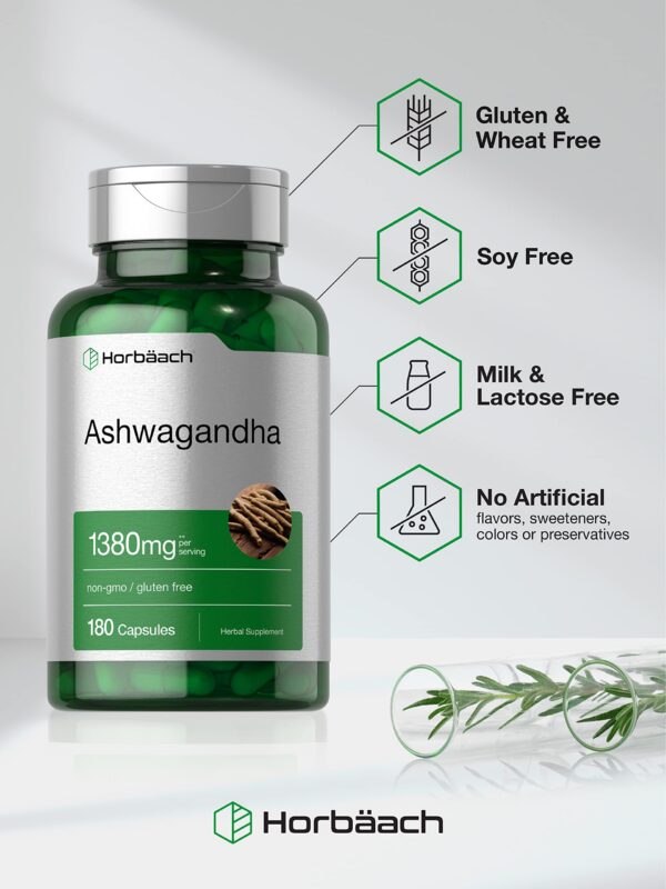 Etiqueta de Ashwagandha Horbaach