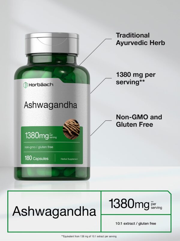 Frasco de Ashwagandha Horbaach