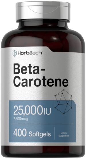 Version 1.0.0 Frasco Horbäach Beta Carotene 400 cápsulas