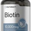 Frasco de biotina Horbaach 10000 mcg