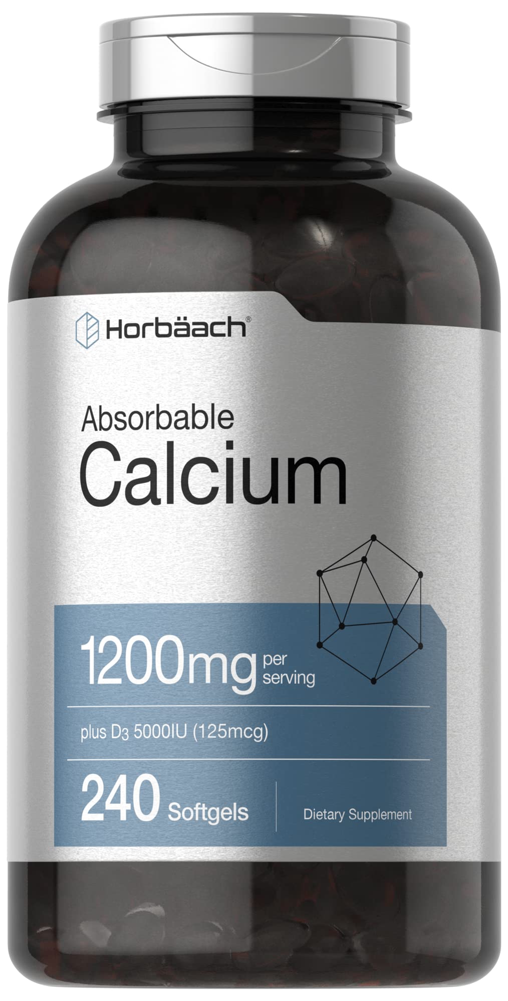 Horbaach Calcium, 1200 mg with Vitamin D3