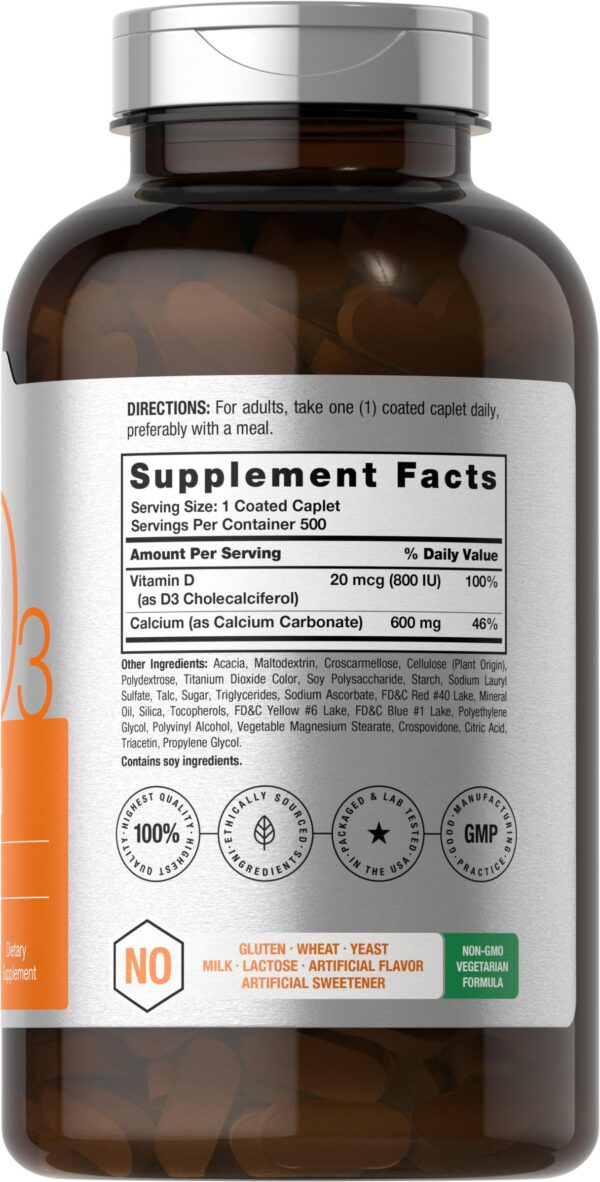 Cápsulas recubiertas de Horbaach Calcium 600 mg