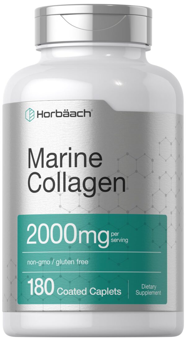 Version 1.0.0 Frasco de Horbaach péptidos de colágeno marino 2000 mg