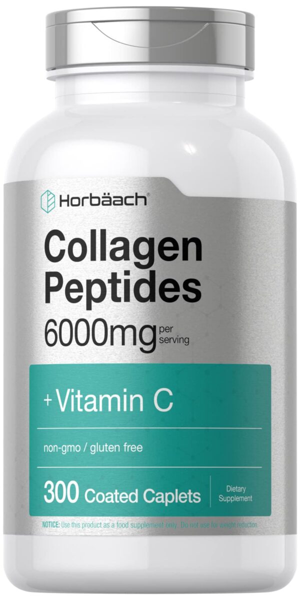 Frontal de la botella Horbaach Collagen Peptides