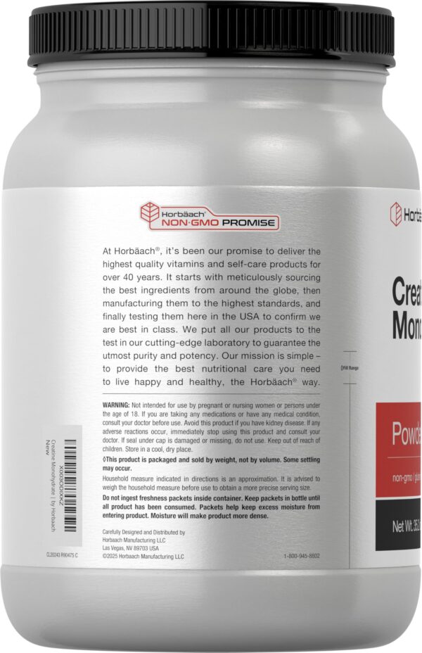Version 1.0.0 Creatine Monohydrate polvo Horbaach