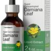 Damiana tintura 2 oz etiqueta frontal