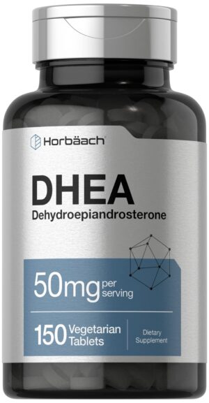 Frente de Horbaach DHEA 50 mg 150 tabletas
