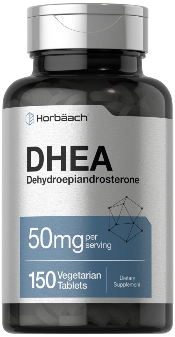 Version 1.0.0 Frente de Horbaach DHEA 50 mg 150 tabletas