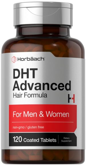 Frente de la caja Horbaach DHT Advanced Hair Formula