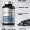 Detalle de caplets recubiertos Horbäach Glucosamine HCL