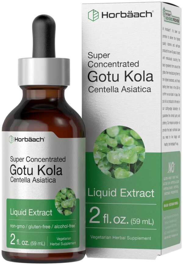 Horbaach Gotu Kola extract – frente de empaque