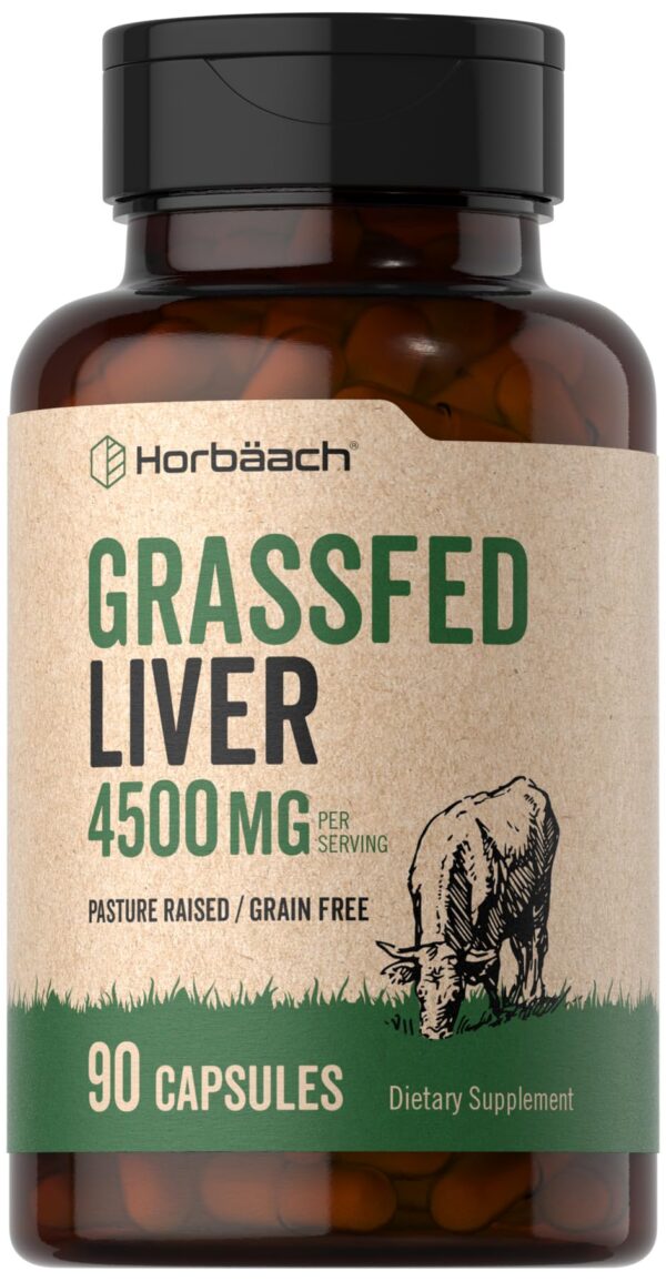 Frasco de hígado de res Grass Fed Horbaach