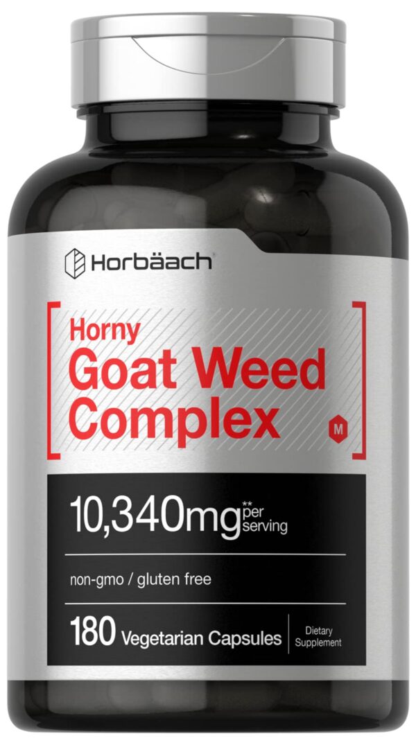 Horbäach Horny Goat Weed Complex 180 cápsulas veganas